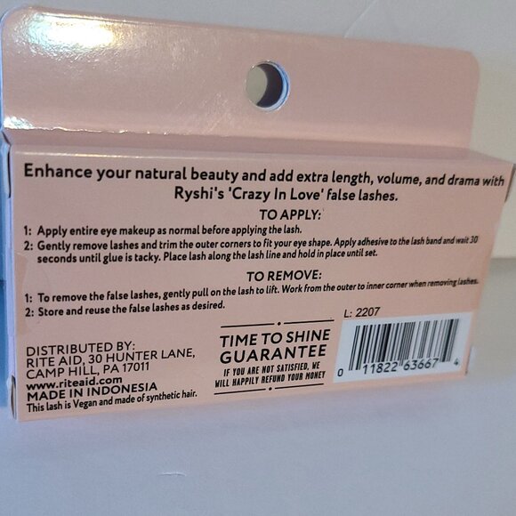 RYSHI NATURAL & WISPIES FALSE LASHES - BUNDLE OF 2 - LIGHTWEIGHT & ELEGANT - Picture 4 of 6